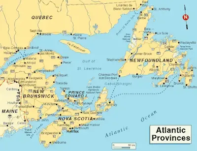 Atlantic provinces