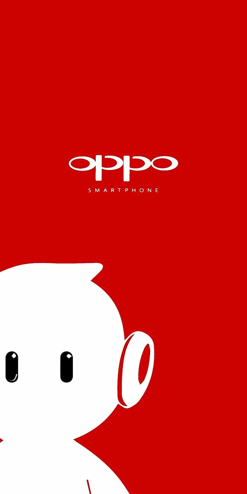 Phone logo oppo red