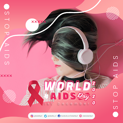 twibbon hari aids sedunia gratis