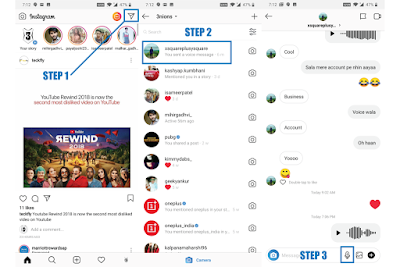 Begini Cara Mengirim Voice Message di Instagram