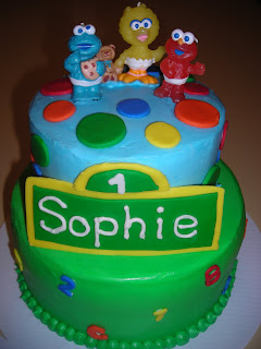 Sesame Street Birthday Cake on Pattycakes  Sesame Street 1st Birthday Cake