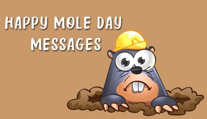 Happy Funny Mole Day Jokes and Humor Messages