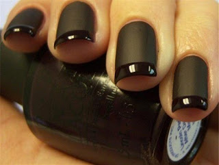 Acrylic Black Nail Art Designs