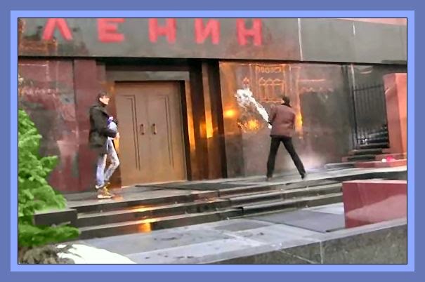 Raising Lenin - Throwing Holy Water On His Tomb