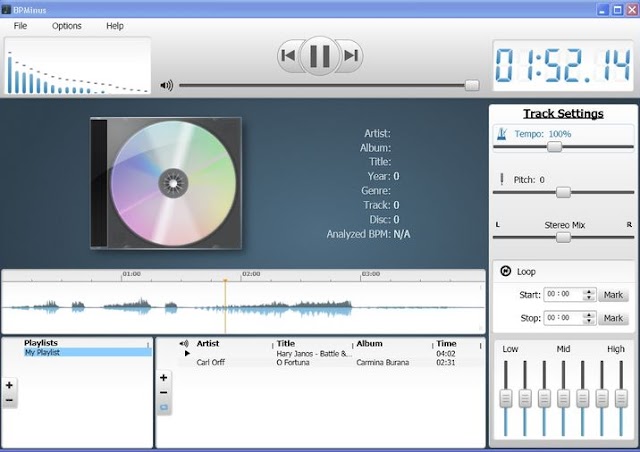 BPMinus : un logiciel utile pour les musiciens