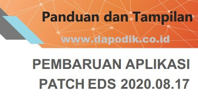 Rilis Aplikasi Patch Eds Versi 2020.08.17 – Panduan Lengkap Penjaminan  Mutu  Pendidikan Direktorat Jenderal Paud, Dikdas, Dan Dikmen Kementerian Pendidikan Dan Kebudayaan