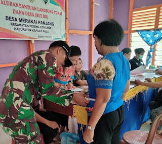 TNI di Perbatasan Peduli Kesehatan Masyarakat, Laksanakan Poswindu Bareng Puskesmas 