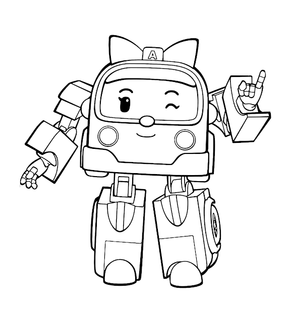 15 Best Robot Airplane Coloring Pages