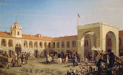 marché Apraksin peinture