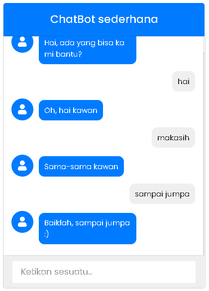 PlajariKode - Chatbot dengan PHP, MySQL dan Ajax