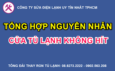 cửa tủ lạnh không hít