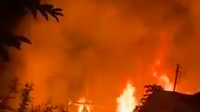 Diduga Akibat Ledakan Televisi, 1 Rumah Ludes Terbakar di Desa Sumi Bima