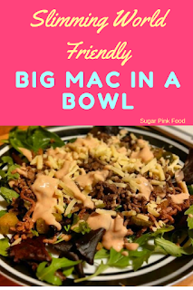 big mac in a bowl slimming world recipe