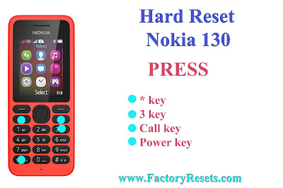 Hard Reset Nokia 130 