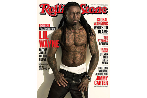 lil wayne rolling stone cover 2011. When Wayne sat court-side at a