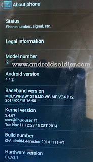 Innjoo i2 Android Smartphone   Download Android Kitkat 4.4.2.