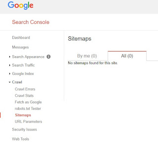 search how to add sitemap for blogger