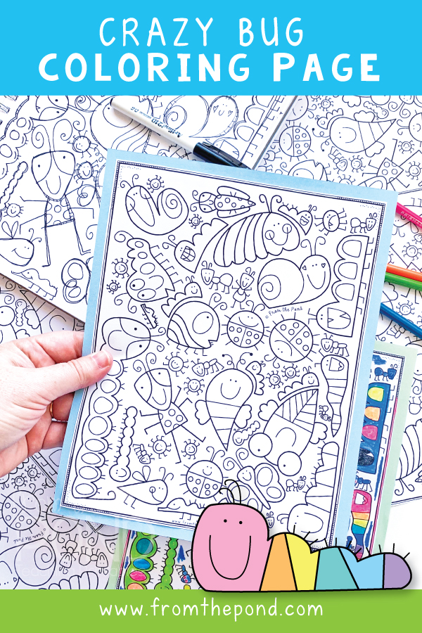 Bug Coloring Page Free