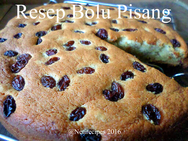 Resep bolu pisang