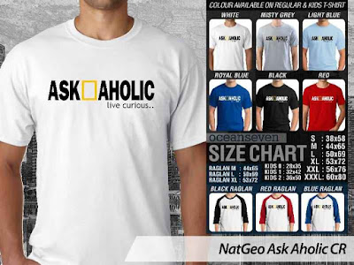 T shirt National Geographic Ask Aholic