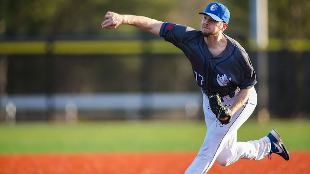 Charlie Sheehan pitches against Ohio University