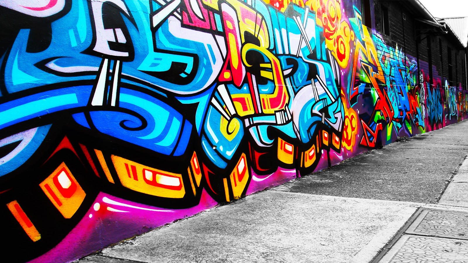 Resultado de imagen de graffitis callejeros hip hop