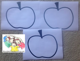 Apple Sorting Activity for Preschoolers