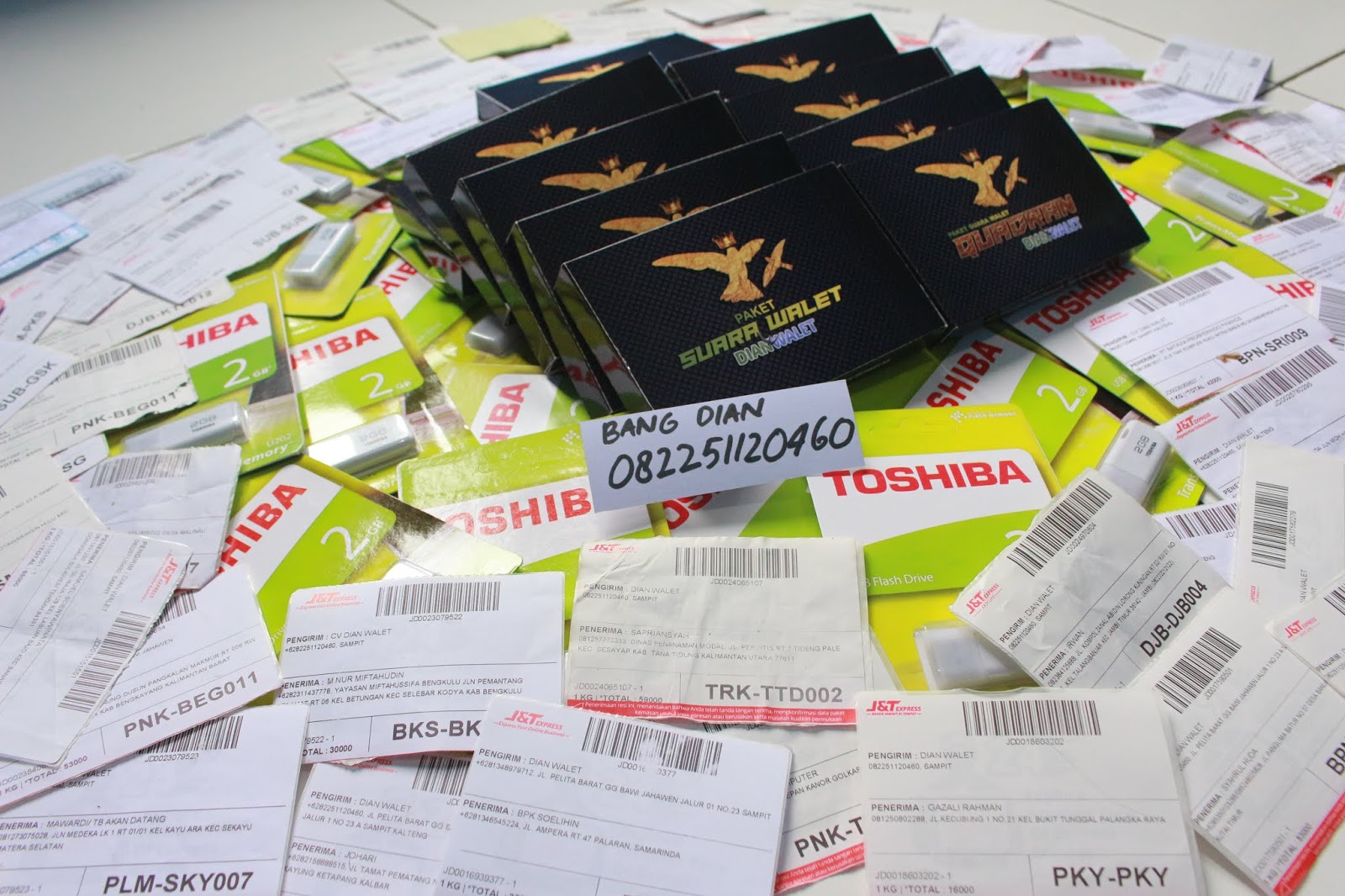 Pengiriman Paket Suara Walet Produksi DIAN WALET Beserta 
