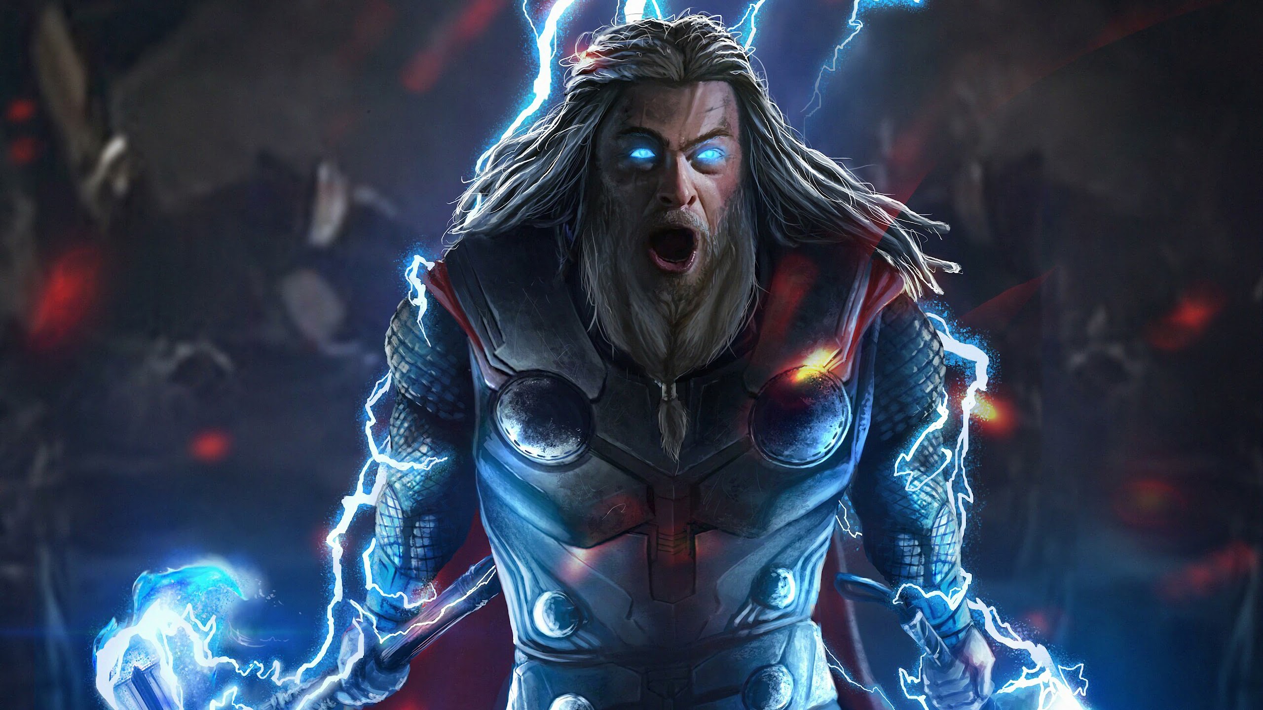 Thor, Lightning, Avengers Endgame, 4K, #179 Wallpaper
