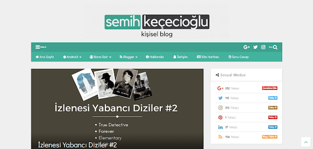 2017'de Semih Keçecioğlu - Kişisel Blog