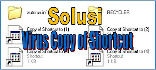 cara membersihkan virus shortcut