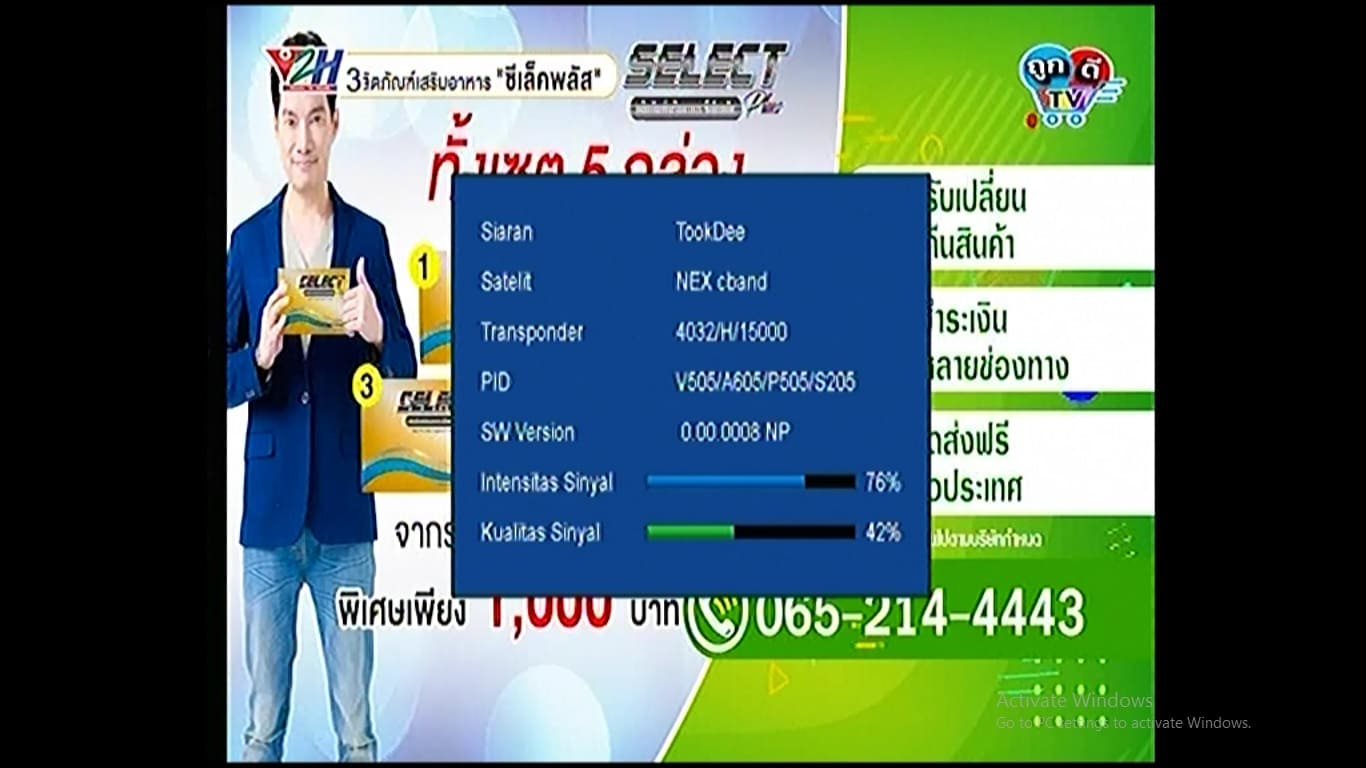 Nomor Frekuensi TV Thailand Terbaru 2021-2022