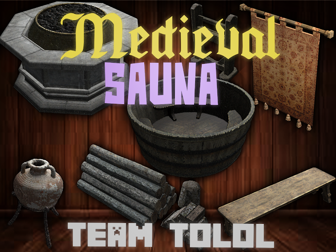 Medieval Sauna | Minecraft Addon