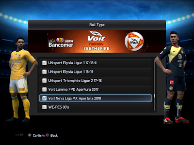 PES 2013 Balls Voit Nova Liga MX Apertura 2018/2019 by M4rcelo