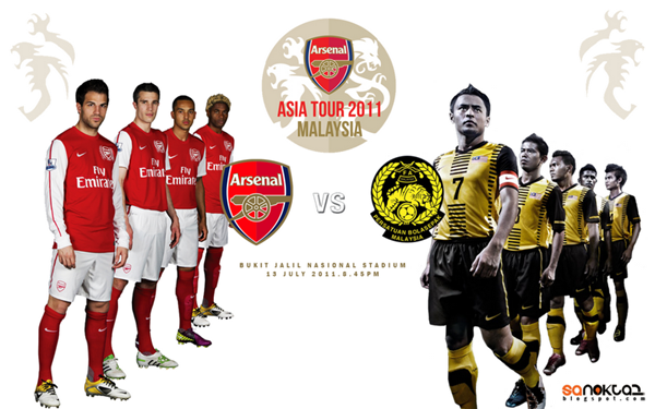 Malaysia vs Arsenal 2011