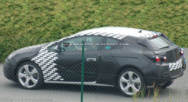  the three-door Opel / Vauxhall Astra GTC while out and about in Germany.