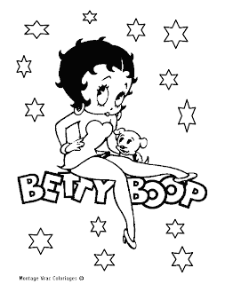 Betty Boop Coloring Pages