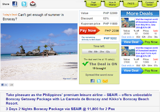 SEAIR Boracay Package