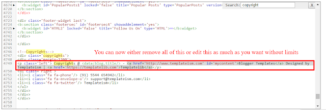 Removing copyright by deleting java method 3 Templateism tempate Removing copyright by deleting java method 3 Templateism tempate