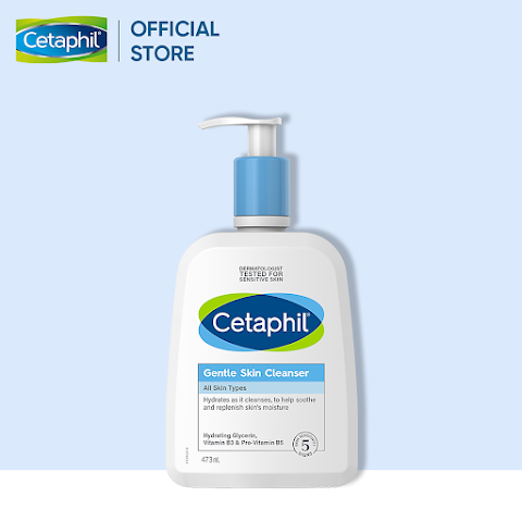 Sữa rửa mặt dịu lành cho da nhạy cảm Cetaphil Gentle Skin Cleanser 473ml