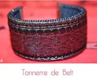 Ceintures et bracelets Tonnerre de Belt