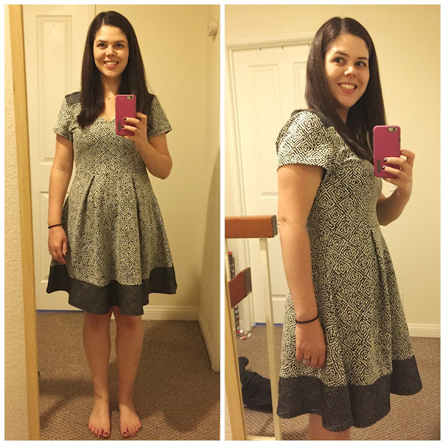 [Stitch Fix] Papermoon Morenna Fit and Flare Dress - Grey