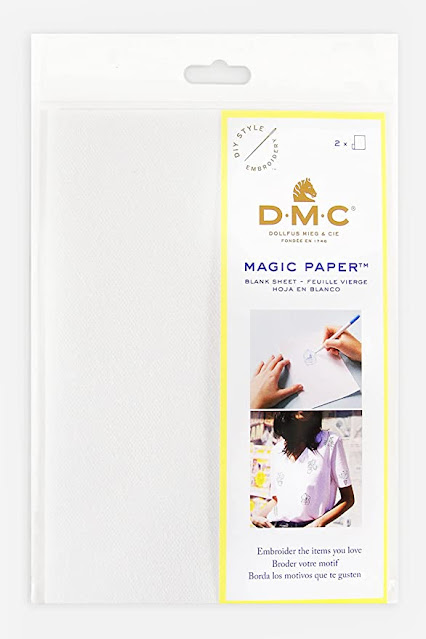 Amazon Favorites: Stamps, Magic Paper, Embroidery Floss and a Hoop