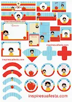 Snow White: Free Printable Kit. 