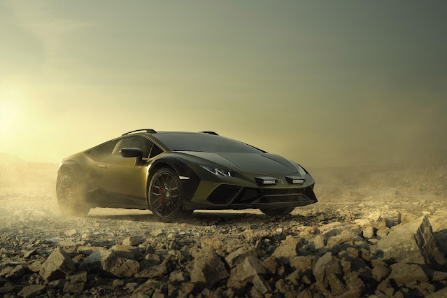 Nuevo Lamborghini Huracán Sterrato-frontal-3-4