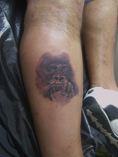 gorilla tattoo design