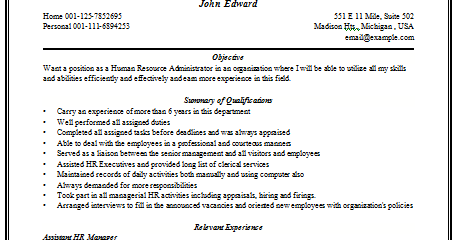 Mba Marketing Cv Freshers