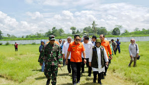 Forkopimda Lumajang Dampingi Pj Gubernur Jatim Tinjau Bencana Tanah Longsor dan Lahar Dingin Pasca Cuaca Ekstrem