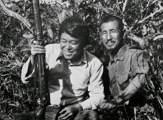 Suzuki and Hiroo Onoda - The image was intended to be a proof that Hiroo Onoda was alive