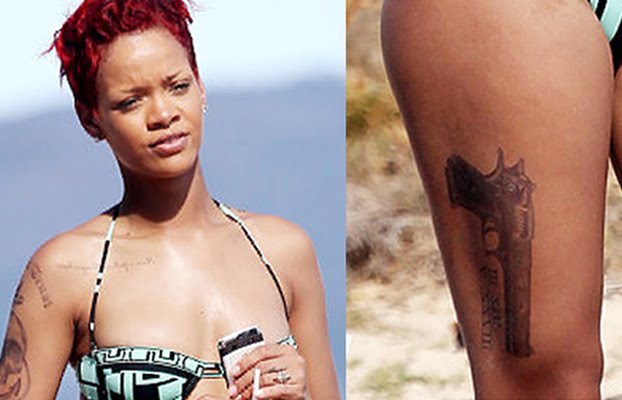 rihanna tattoos 2012 rhiannas tattoos